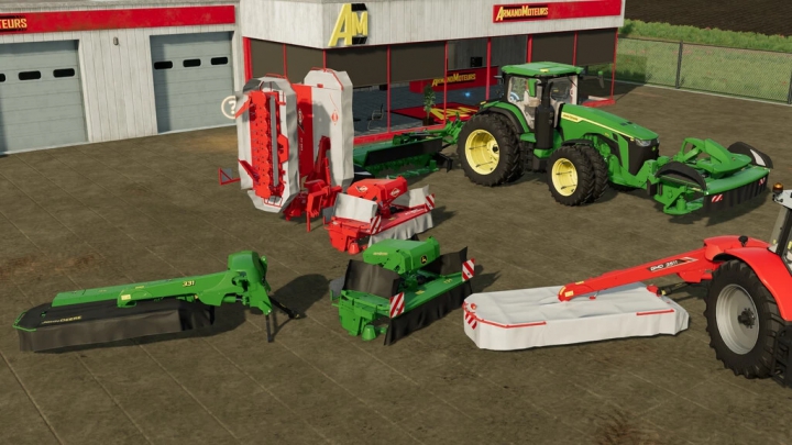 fs22-mods,  Kuhn And John Deere Mower Pack v1.0.0.0