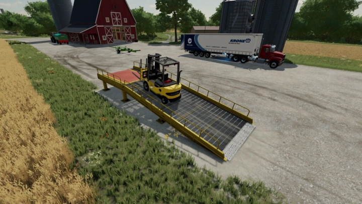 fs22-mods,  Loading Ramp With Dock Leveler v1.0.0.0