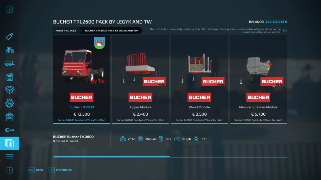 Bucher Trl2600 v1.0.0.0