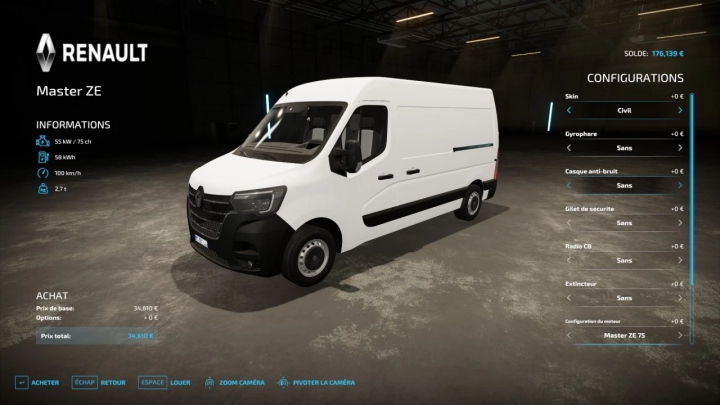 fs22-mods,  Renault Master Z.E v2.1.0.0