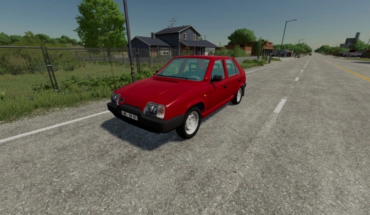 fs22-mods,  Škoda Favorit 135L v1.0.0.0