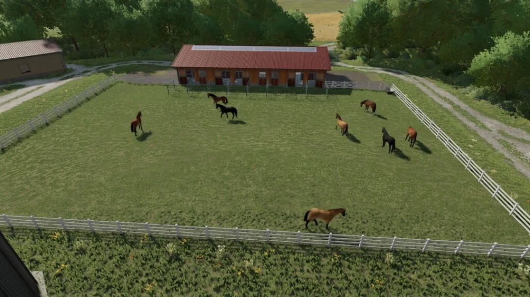 Horse Stable With Paddocks v1.0.0.0