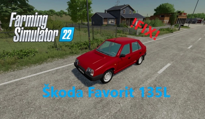 fs22-mods,  Škoda Favorit 135L FIX v1.0.0.0