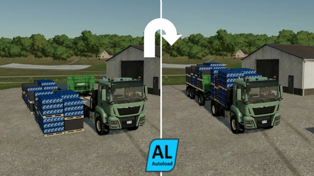 Trucks And Trailer With Pallet Autoload v1.0.0.0