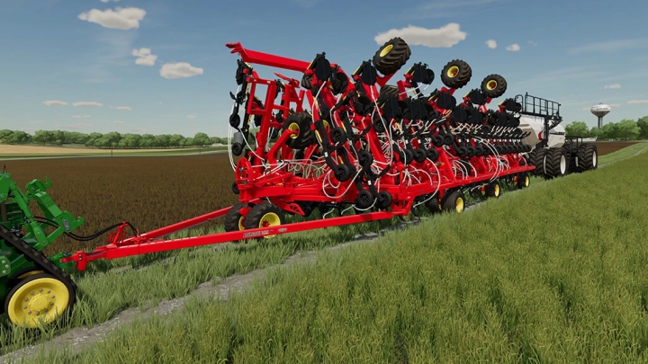 Image: Bourgault 3420-100 Paralink Hoe Drill + 71300 Air Cart v1.0.0.1 0