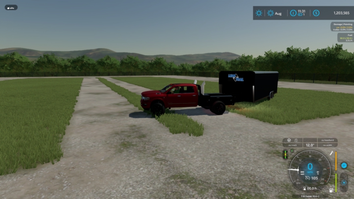 fs22-mods,  Load King Enclosed Trailer