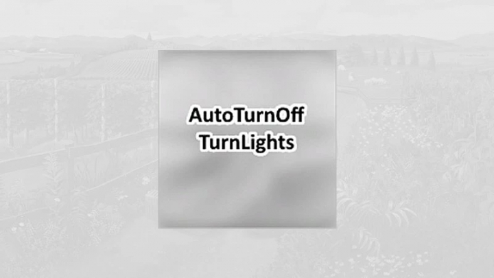 Image: Auto turn off turn lights v2.0