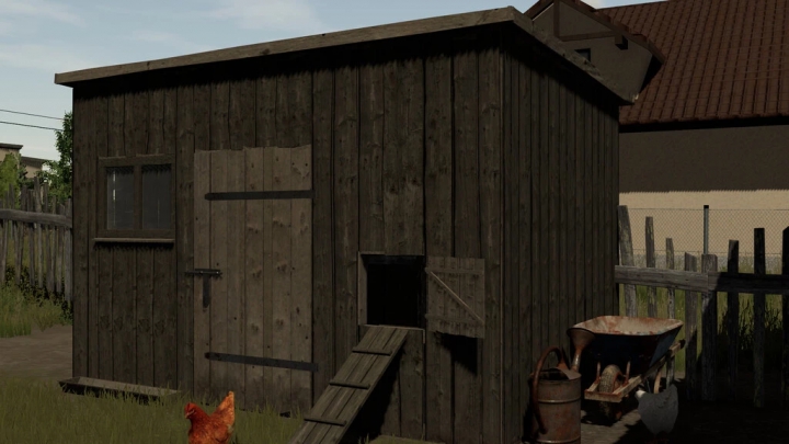 Image: Small Wooden Chicken Coop v1.0.0.0