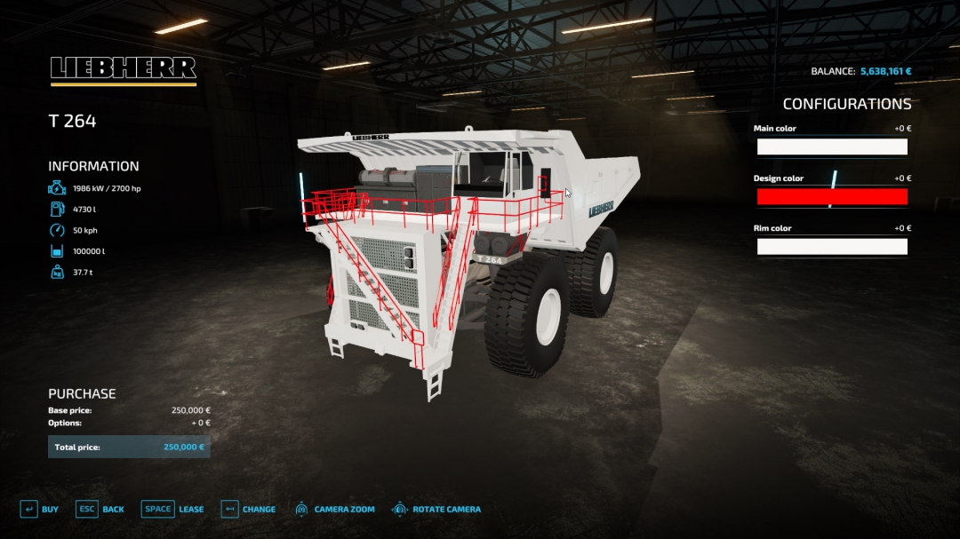 Liebherr T-264 Mining Truck