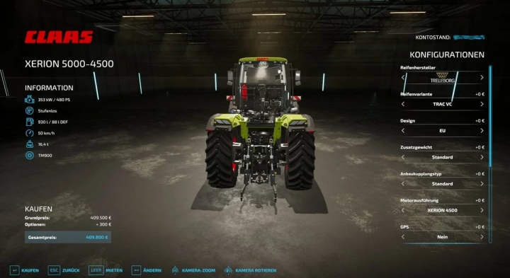 Image: CLAAS Xerion 5000 VC 2.0 v1.0.0.4 4