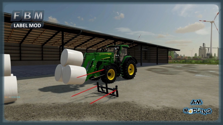 fs22-mods,  Frontloader Bale Spike v1.0.0.0