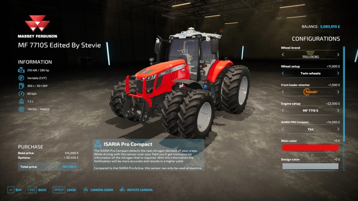 Image: FS22 Precision Farming Updated Tractors Pack 2 By Stevie 5