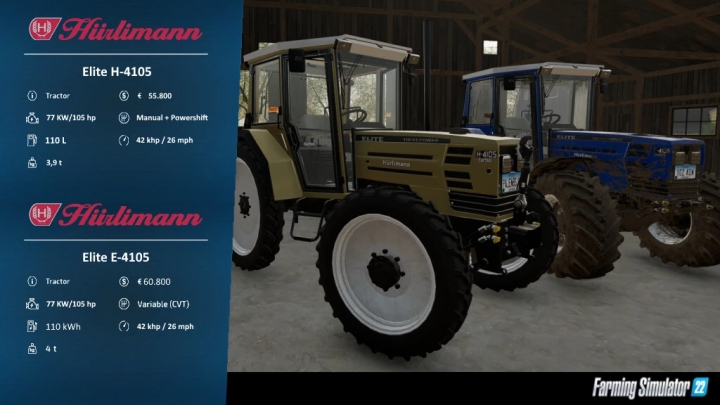 fs22-mods,  Huerlimann H4105 v1.0.0.0