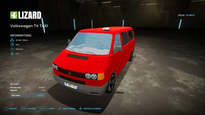 Image: Volkswagen T4 Taxi Paris BETA 3