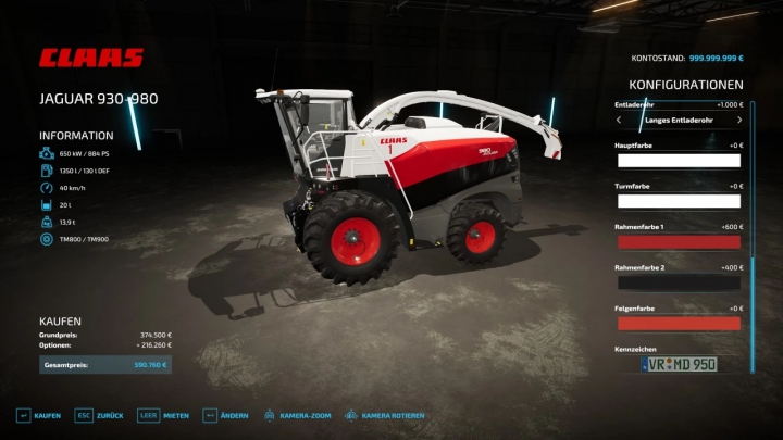 Image: Claas Jaguar 900 v1.0.0.0 2