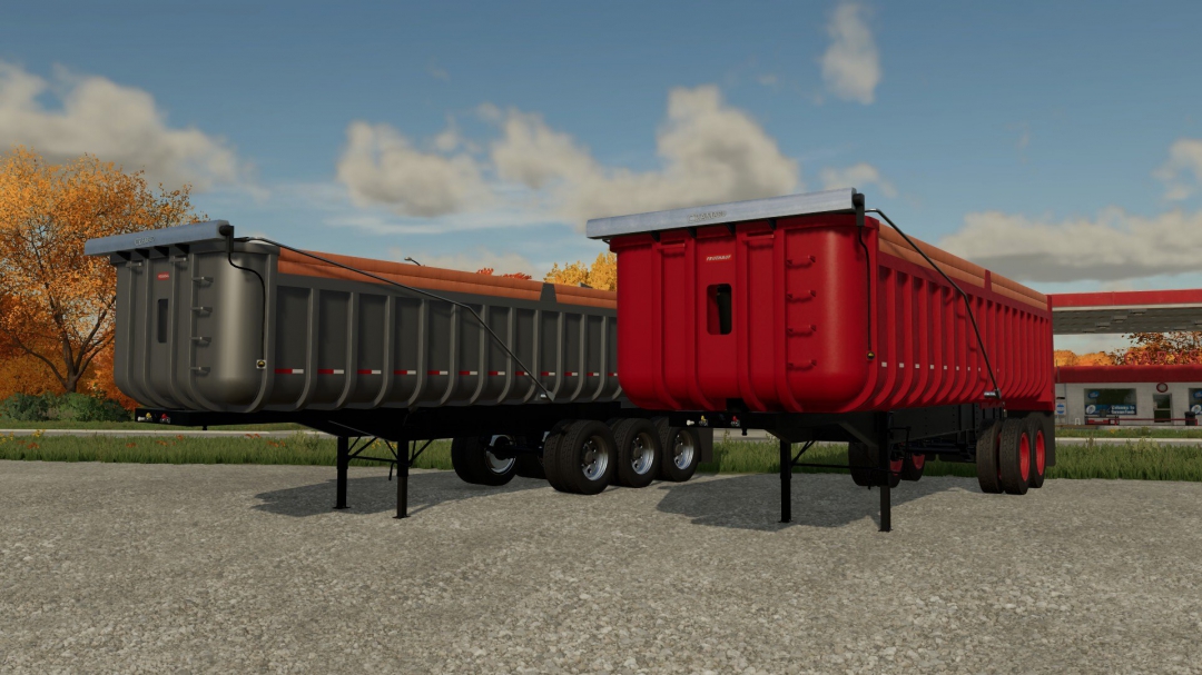 1973 Fruehauf dump trailer