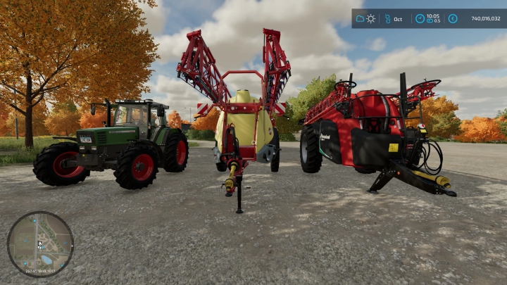 Image: Fendt Favorit 500C + 2 sprayers and 2.25m track v1.0.0.0 7