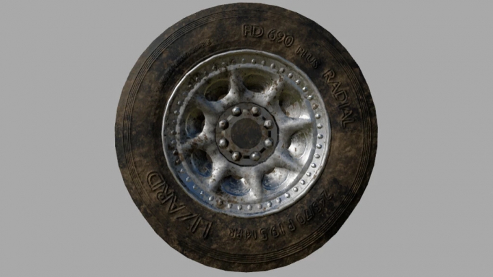 Image: Lizard FD690_245_70R19.5 Tire (Prefab) v1.0.0.0 1