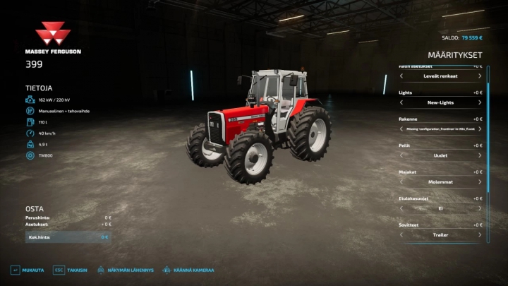 fs22-mods,  Massey Ferguson 399 edit v1.0.0.3