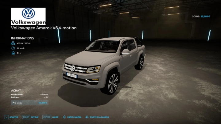 Image: Volkswagen Amarok V6 4 Motion v1.0.0.0 2