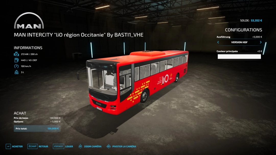 Man Intercity - liO Région Occitanie v1.0.0.0