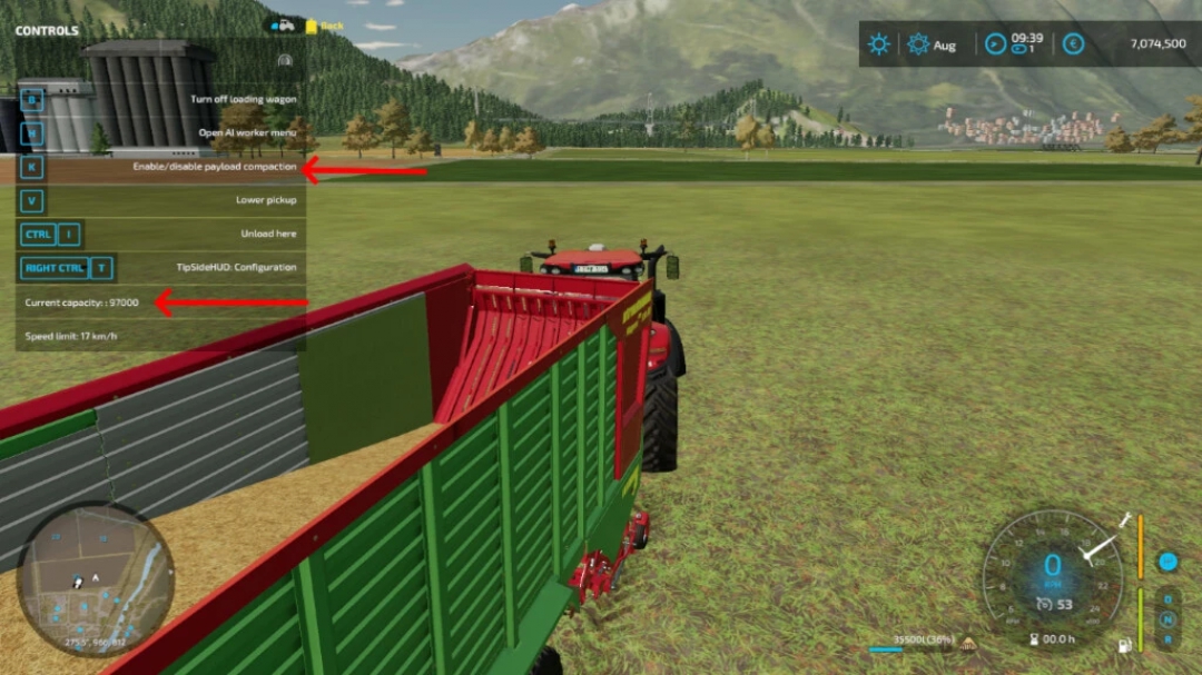 Variable Forage Wagon Capacity v1.0.0.1