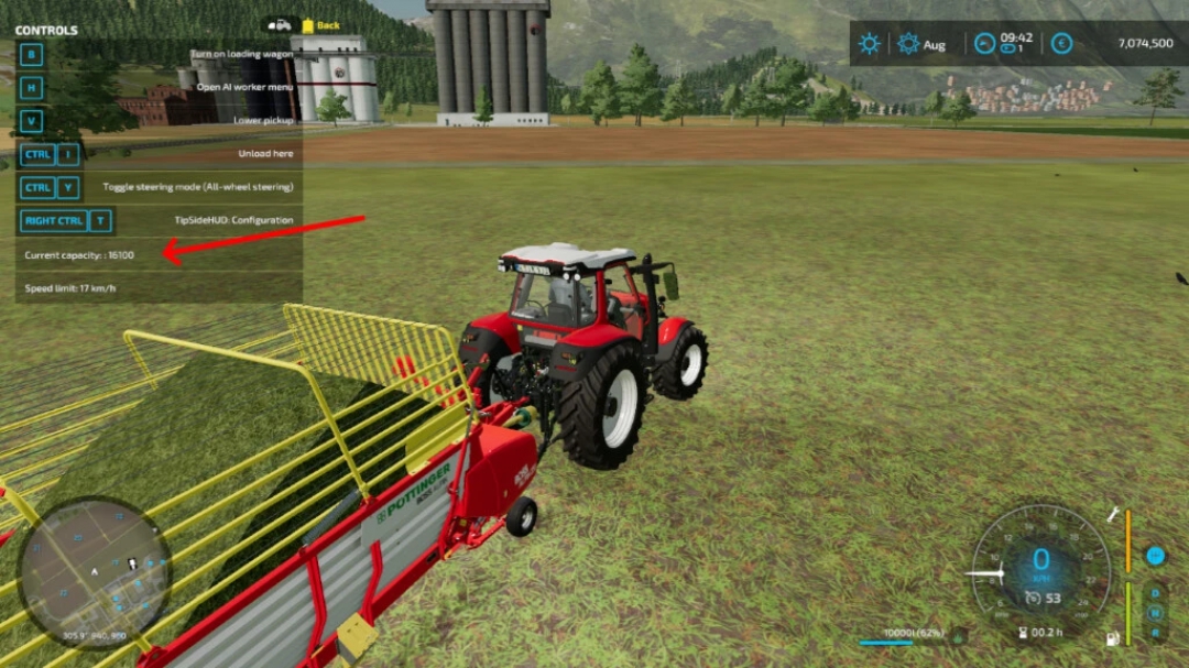 Variable Forage Wagon Capacity v1.0.0.1