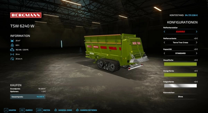 Image: Bergmann TSW 6240 W TerraTrac v1.0.0.1 3