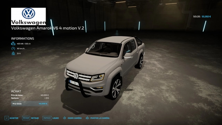 fs22-mods,  Volkswagen Amarok V6 4 Motion v2.0.0.0