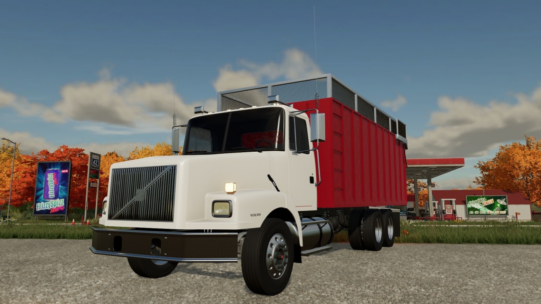 Volvo WG flatbed/AR truck