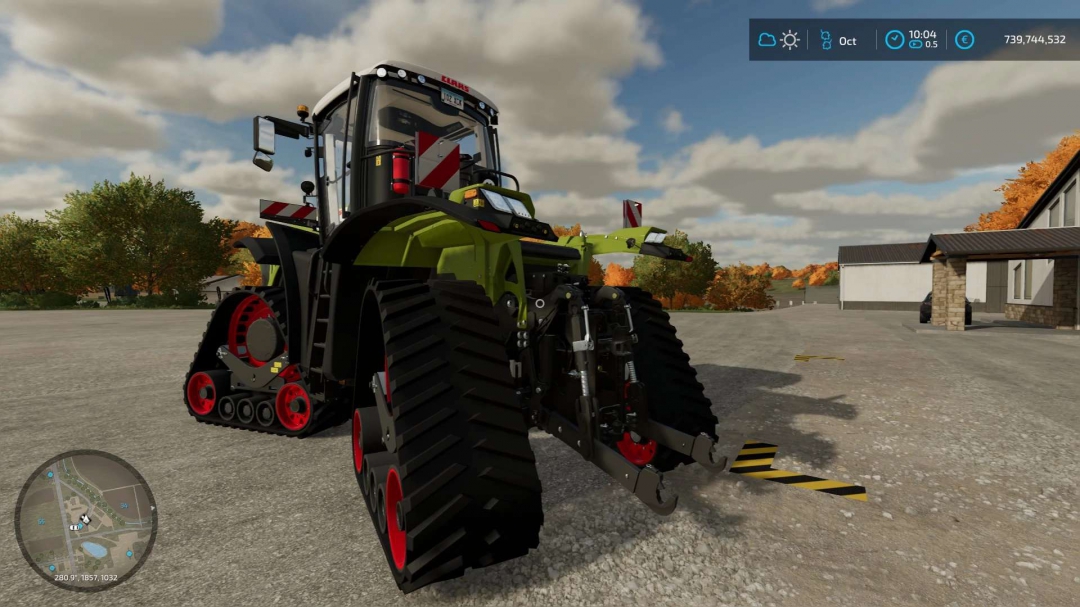 Claas Xerion 4500/5000 Trac Ts Pendelachse PRECISION FARMING v1.2.0