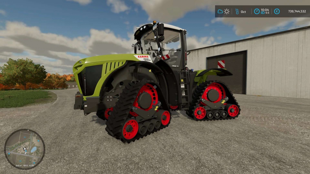 Claas Xerion 4500/5000 Trac Ts Pendelachse PRECISION FARMING v1.2.0