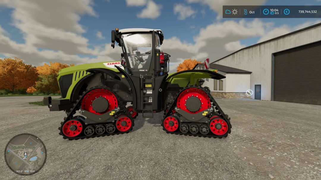 Claas Xerion 4500/5000 Trac Ts Pendelachse PRECISION FARMING v1.2.0