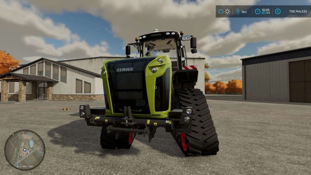 Claas Xerion 4500/5000 Trac Ts Pendelachse PRECISION FARMING v1.2.0