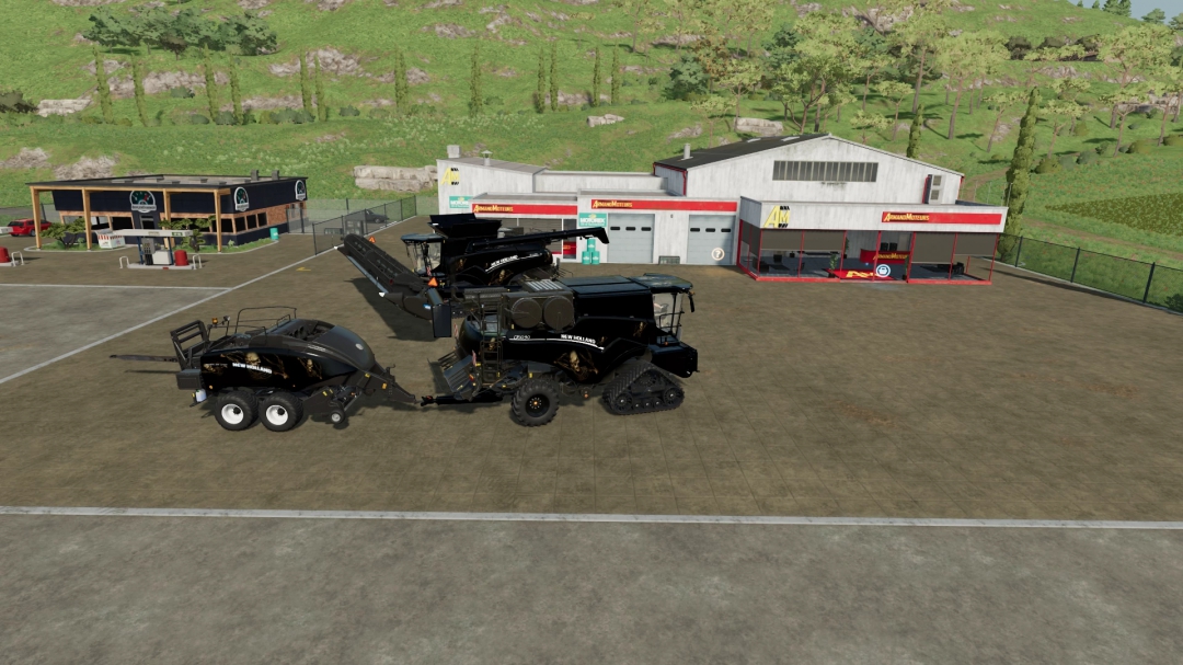 FS22 Bones NewHolland Cr 1090 Harvester Pack