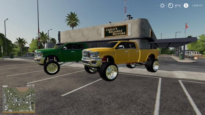 Lifted Dodge on fuels category: Trucks