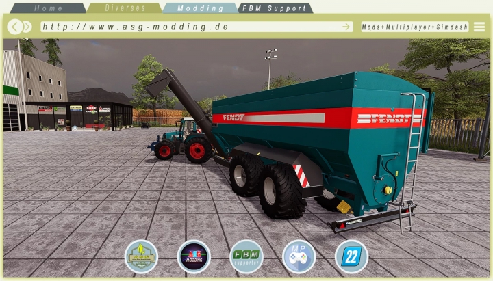 Image: Bergmann GTW als Fendt Skin v1.0.0.0 0