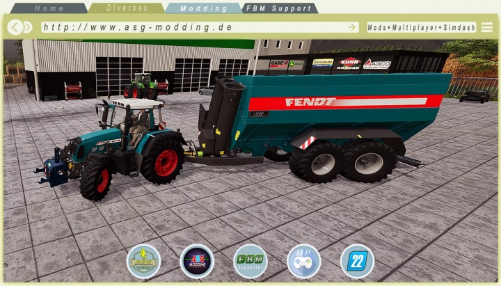 Image: Bergmann GTW als Fendt Skin v1.0.0.0 5