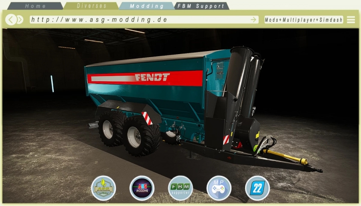 Image: Bergmann GTW als Fendt Skin v1.0.0.0 2