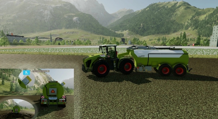 Image: Claas Xerion 5000 VC & Kaweco gooseneck tandem liquid manure barrel PACK v1.0 0