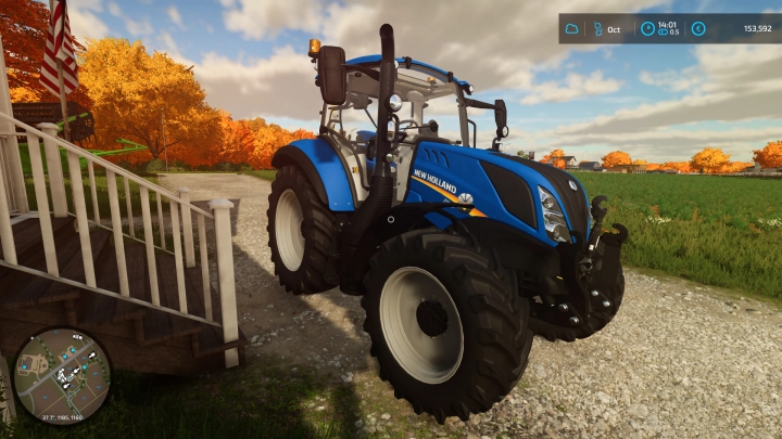 fs22-mods,  FS22 NEW HOLLAND T5.120 V4