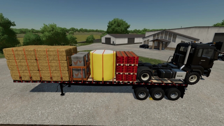 fs22-mods,  FlatBed Trailer IBM JMT19 v1.2.0.0