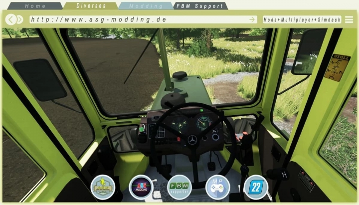 fs22-mods,  MBTrac 800 900 v1.2.0.0