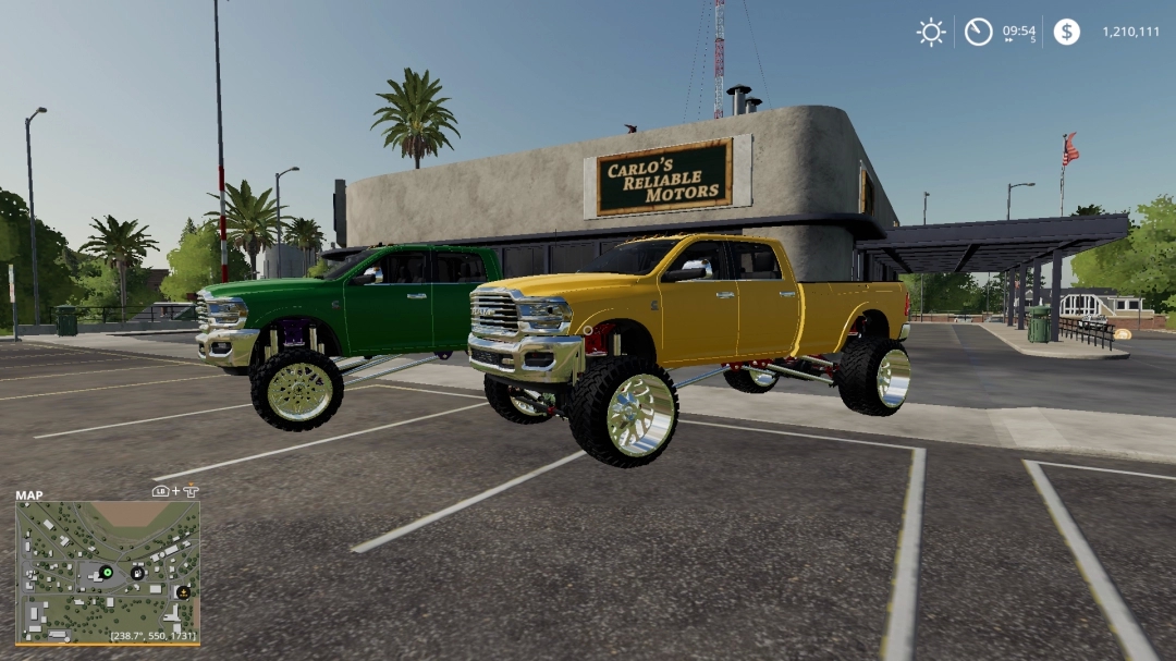 Lifted Dodge on fuels