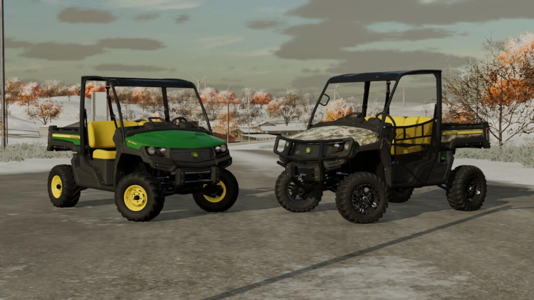 John Deere XUV865E And Cargo Cart v1.0.0.0