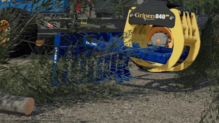 fs22-mods, Kirmag Tree Waste Rake v1.0.0.0