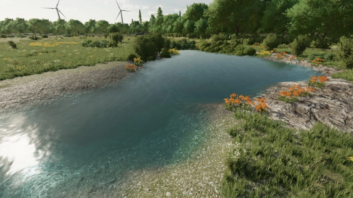 fs22-mods, Natural Water Rivers And Ponds Pack v1.0.0.0