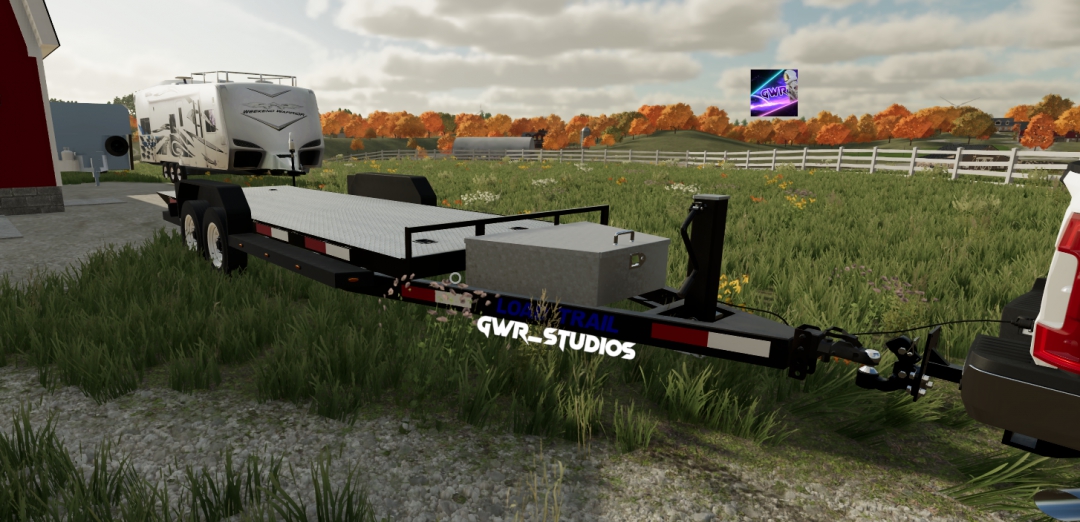 FS22 LoadTrail CarTrailer converted