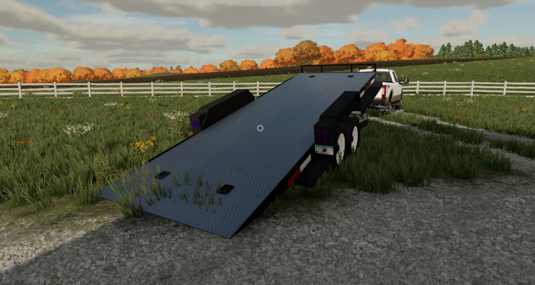 FS22 LoadTrail CarTrailer converted