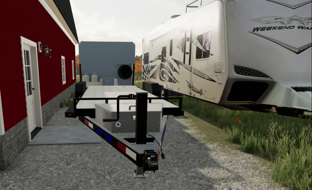 FS22 LoadTrail CarTrailer converted